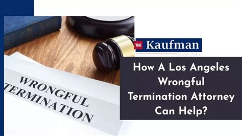 Ppt How A Los Angeles Wrongful Termination Attorney Can Help