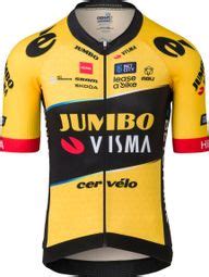 Maillot Manches Courtes AGU Premium Team Jumbo Visma Jaune Alltricks Fr