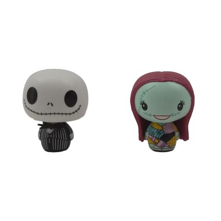 Pack Mini Figuras Jack Y Sally Pesadilla Antes De Navidad 4 Cm Funko