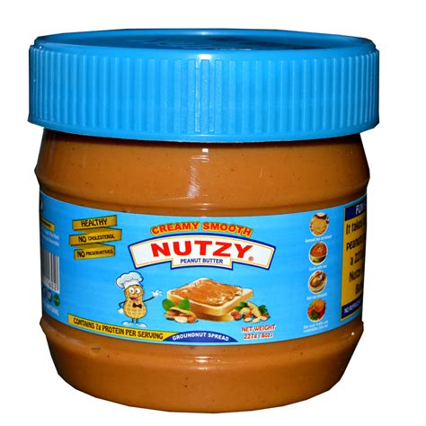 Nutzy Creamy Smooth Peanut Butter 227g