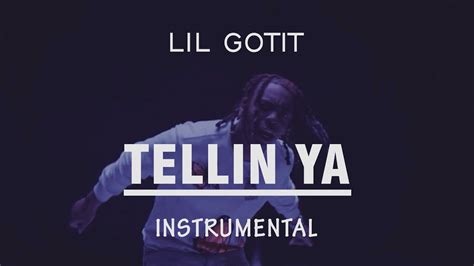 Lil Gotit Tellin Ya Ft Lil Pj Instrumental Prod Rit K Youtube