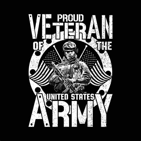 Proud Veteran Of The Us Army T Shirt On Behance