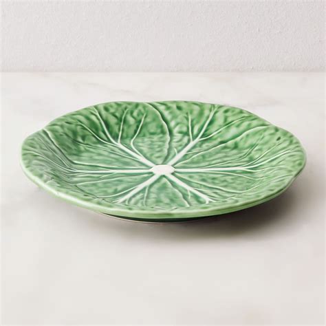 Bordallo Pinheiro Cabbage Dinnerware Sets Of 4 Handmade In Portugal