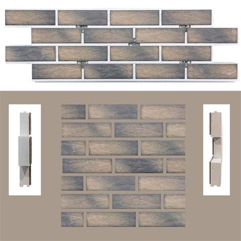 Панель фасадная из пенопласта "Клинкер беж" ПФМ11