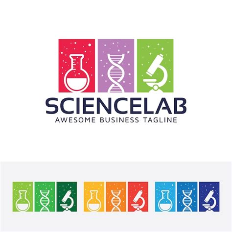 Premium Vector Science Lab Vector Logo Template
