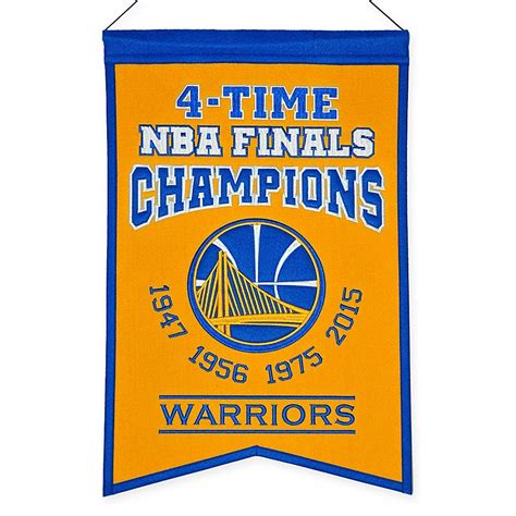 Nba Golden State Warriors Champions Banner Multi In 2020 Nba Golden