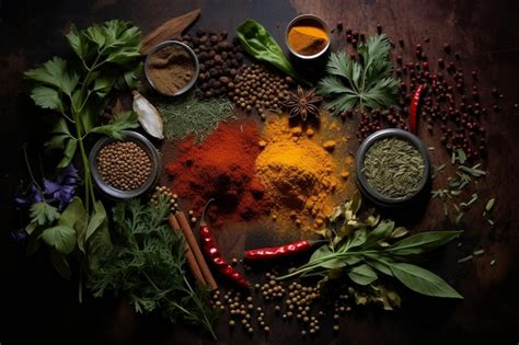An Artistic Arrangement Of Tikka Masala With Vibrant Garnishes And