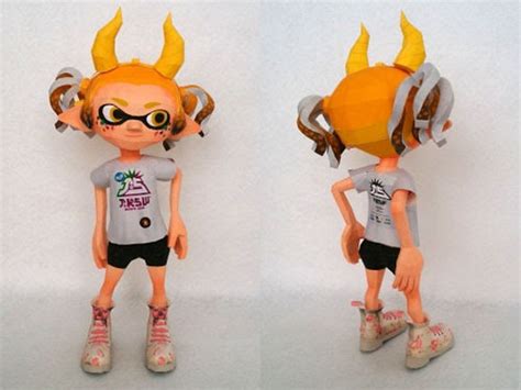 OSSORIO RECORTABLES DE PAPEL Ossorio Papercraft Splatoon Inkling Girl