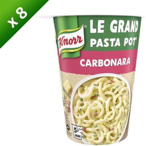 Knorr Plat Pr Par Pasta Pot La Carbonara Lot De X G