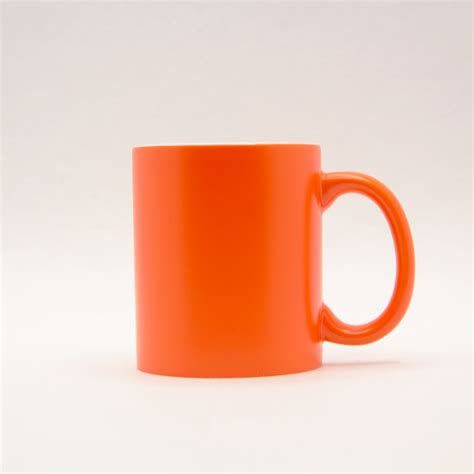 10oz Orange Sublimation Mug Htvplus