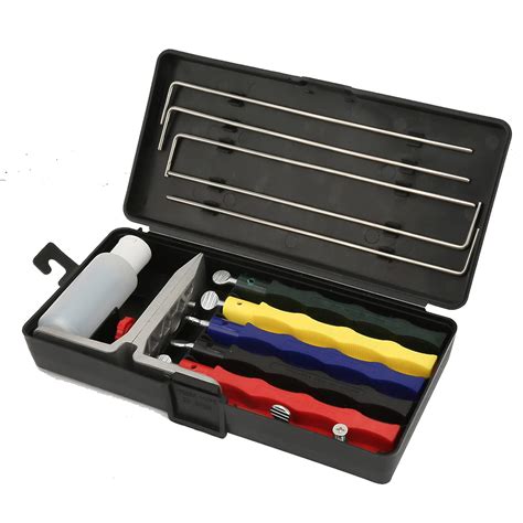 4 Stone Deluxe Diamond System Precision Knife Sharpening Kit