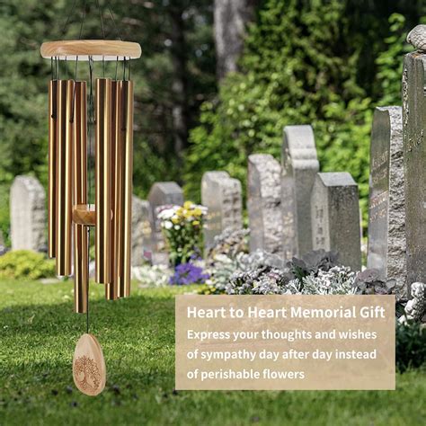Astarin Sympathy Wind Chimes For Outside Deep Tone Memorial Wind Chime