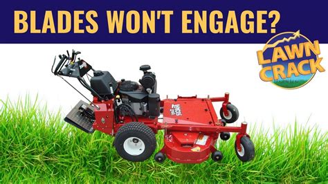 Riding Mower Bogs Down When Blades Engaged