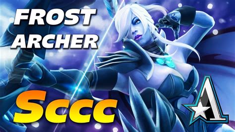 Sccc Drow Ranger Frost Archer Dota Pro Gameplay Youtube