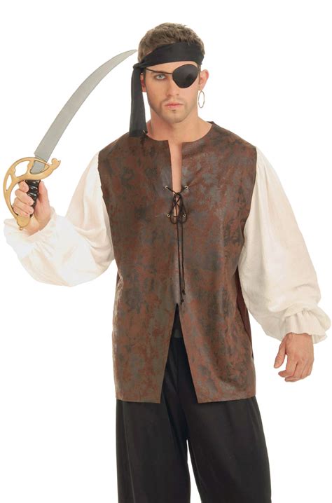 Buccaneer Shirt Adult Costume (STD) - PureCostumes.com