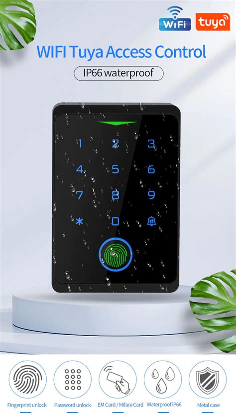 Tuya Smart Wifi Fingerprint Access Control Keypad