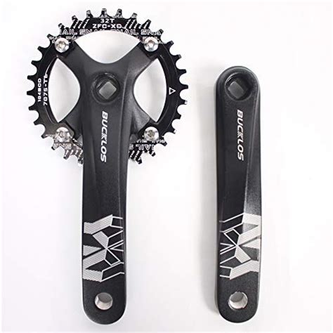 BUCKLOS US Stock MTB 170mm Square Taper Crankset 104 BCD Mountain