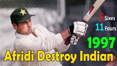 Shahid Afridi Destroy Indians By His Batting Afridi Vs Indian Fastest