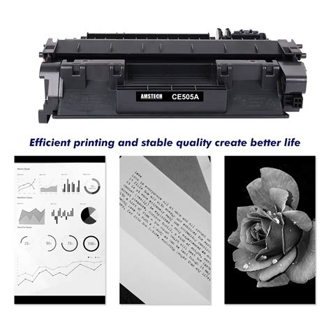 Buy Amstech 2 Pack Compatible Toner Replacement For Hp Ce505a 05a Used For Hp Laserjet P2030