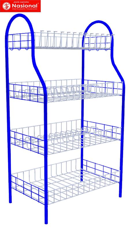 Rak Piring Besi Susun 4 Marco Lazada Indonesia