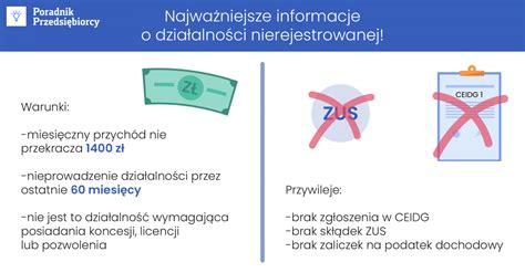 Działalność nierejestrowana jak ją prowadzić i na czym polega