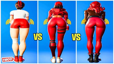 Fortnite Sakura Gym Vs Ruby Vs Mary Jane Watson Emote Battle Thicc 🍑😘