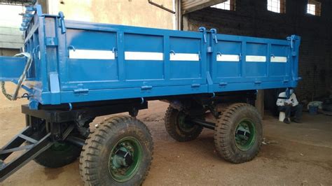 Mild Steel 4 Wheel Tractor Trolley Load Capacity 1950 Kg At Best