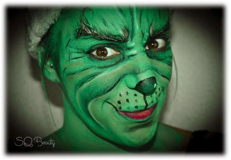 The Grinch Amazing Halloween Makeup Halloween Ideas The Grinch Makeup Face Painting Costume