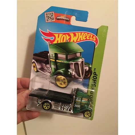 Caminhão rampa carrega carrinho hot wheels fast bed hauler verde guincho BeeCost