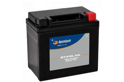 Batterie Moto Tecnium Btx L Fa Ytx L Bs