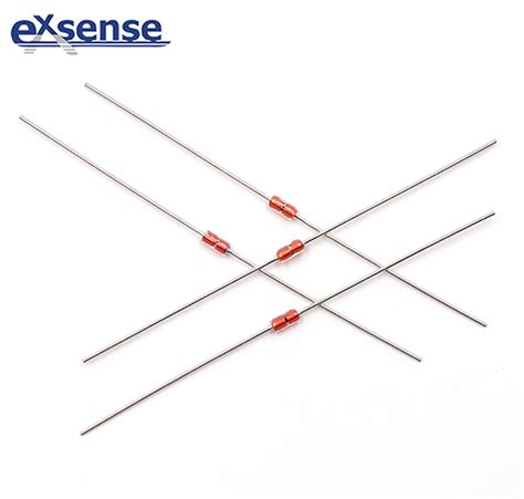 Axial Glass Sealed Ntc Thermistor Exsense