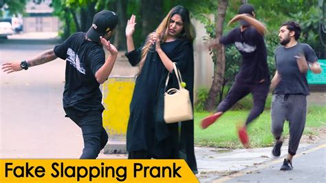 Fake Slapping Prank On Cute Girls Crazy Prank Tv Win Big Sports