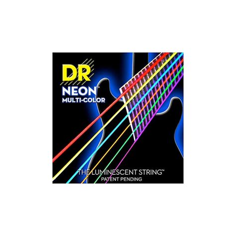 Dr Hi Def Neon Multi Color Coated Electric Guitar Strings Reverb