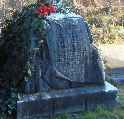 Josephine Lyons Scott Ellett Monumento Find A Grave