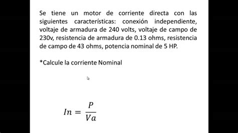 Calculo De Corriente En Un Motor Trifasico Rese As Motor