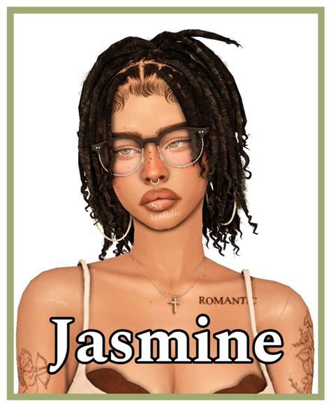 Jasmin Leafblis In 2024 Sims Hair Sims 4 Afro Hair Sims 4 Tattoos