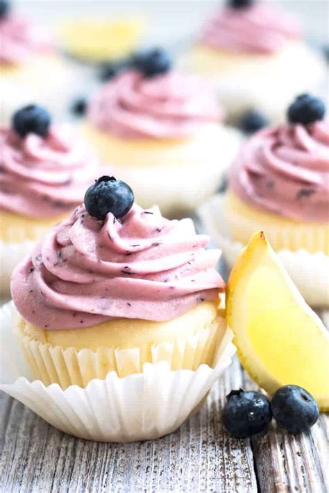 Lemon Blueberry Cupcakes Recipe