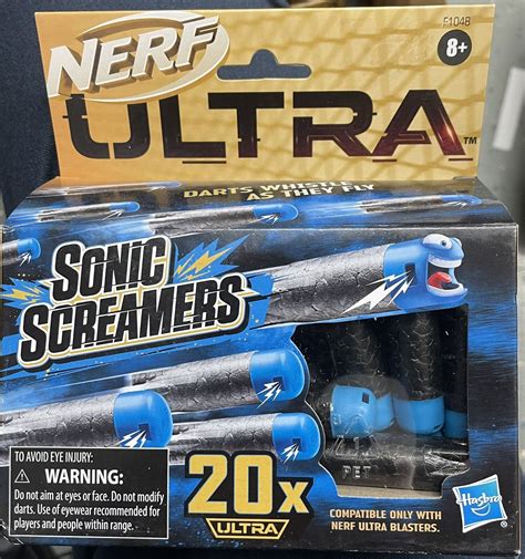 Nerf Ultra Sonic Screamer Whistler Darts Gun Refill Ammo Lot Of