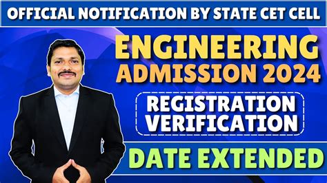 DATES EXTENDED FOR ENGINEERING ADMISSION CAP PROCESS 2024 25 BY CET