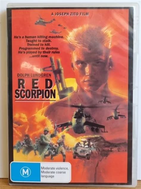 RED SCORPION DVD 1988 VGC ACTION DOLPH LUNDGREN Region 4 PAL 2 00