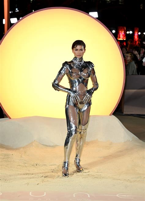 Zendaya Attends Dune Part Two Premiere In New York See Her Look