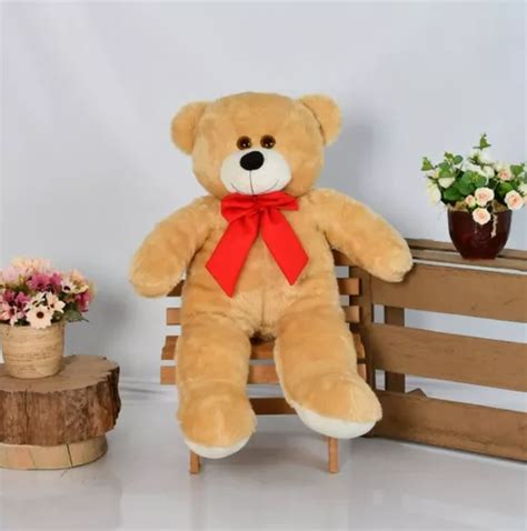 Urso Gigante Grande Personalizado Pelúcia Macio Teddy 90cm Frete grátis