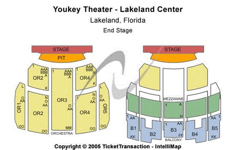 Youkey Theatre Lakeland Center Seating Chart Youkey Theatre