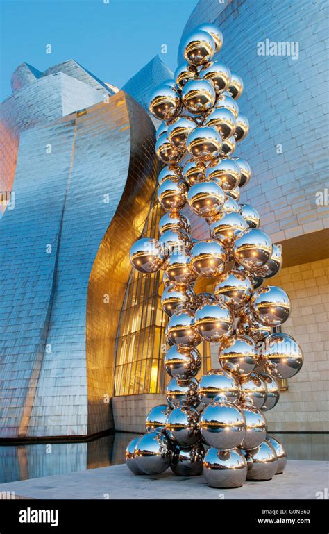 Guggenheim Museum Bilbao Spain Sculpture By Anish Kapoor Architect