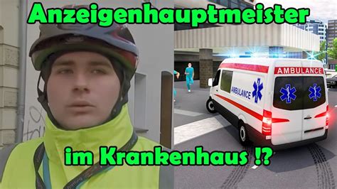 Der Deutsche Anzeigenhauptmeister Niclas Matthei Im Krankenhaus