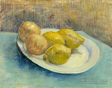 Vincent Van Gogh Dish With Citrus Fruit,1887 Oil Painting Reproductions ...