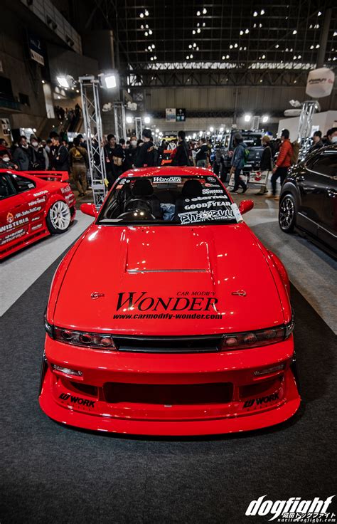 Fond d écran véhicule frontal view Voitures rouges Nissan Silvia