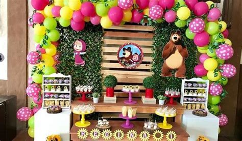 How To Organize Masha And The Bear Birthday Party