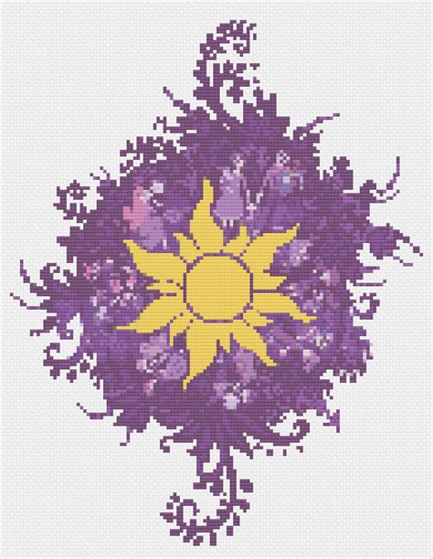 Tangled Rapunzel Mural Cross Stitch Pattern Etsy Canada Cross