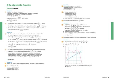 Uitwerkingen 4V WB Hoofdstuk 2 Wiskunde B Studeersnel